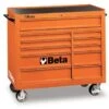 Beta C38 11 Drawer XL Mobile Roller Cabinet – Orange 2 Beta C38 11 Drawer XL Mobile Roller Cabinet – Orange -Home Tools Sale 104329