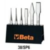 Beta 38/SP6 6 Piece Punch & Chisel Set In Metal Rack / Holder 2 Beta 38/SP6 6 Piece Punch & Chisel Set In Metal Rack / Holder -Home Tools Sale 129839