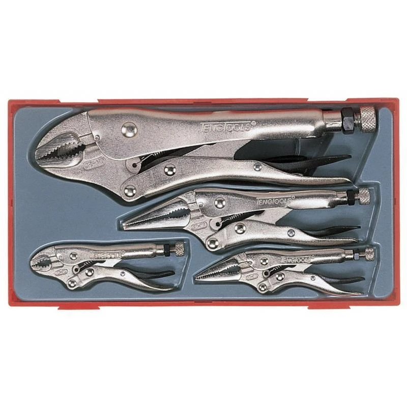 Teng TTVG05 5 Piece Power Grip Locking Plier Set In Toolbox Module Tray 3 Teng TTVG05 5 Piece Power Grip Locking Plier Set In Toolbox Module Tray