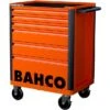 Bahco 1472K6 E72 6 Drawer 26" Mobile Roller Cabinet Orange 1 Bahco 1472K6 E72 6 Drawer 26" Mobile Roller Cabinet Orange -Home Tools Sale 1472K6