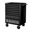 Bahco 1472K8BLACK E72 8 Drawer 26" Mobile Roller Cabinet Black -Home Tools Sale 1472K8BLACK