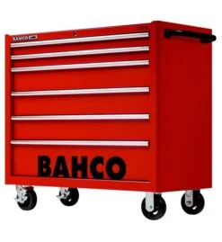 Bahco 1475KXL6RED C75 40″ 6 Drawer Mobile Roller Cabinet Red