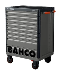 Bahco 1477K9GREY E77 ‘Premium’ 9 Drawer 26" Mobile Roller Cabinet Grey