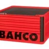 Bahco 1482K4RED E82 4 Drawer Top Chest Tool Box For E72 Roll Cabs - Red -Home Tools Sale 1482K4RED
