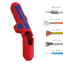 Knipex 16 95 01 SB ErgoStrip® Universal Wire Stripping Tool - Right Handed -Home Tools Sale 169501SB 00 F A 01 Material scaled 1