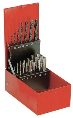 Facom 227.SJ2A Cobalt Tap And HSS Drill Bit Set. M3 - M12.
