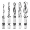 Facom 227H.J5PB 5 Piece 3 In 1 Combined Drill &amp; Tap Bit Set M4 - M10 -Home Tools Sale 227H.J5PB