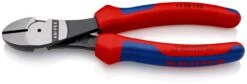 Knipex 74 02 180 High Leverage Diagonal Side Cutter Pliers (Snips) Multi-Component Grips 180mm