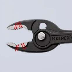 Knipex 82 02 200 TwinGrip Slip Joint Pliers With Multi-Component Grips 200mm 12 Knipex 82 02 200 TwinGrip Slip Joint Pliers With Multi-Component Grips 200mm -Home Tools Sale 8202200 00 HL A 01