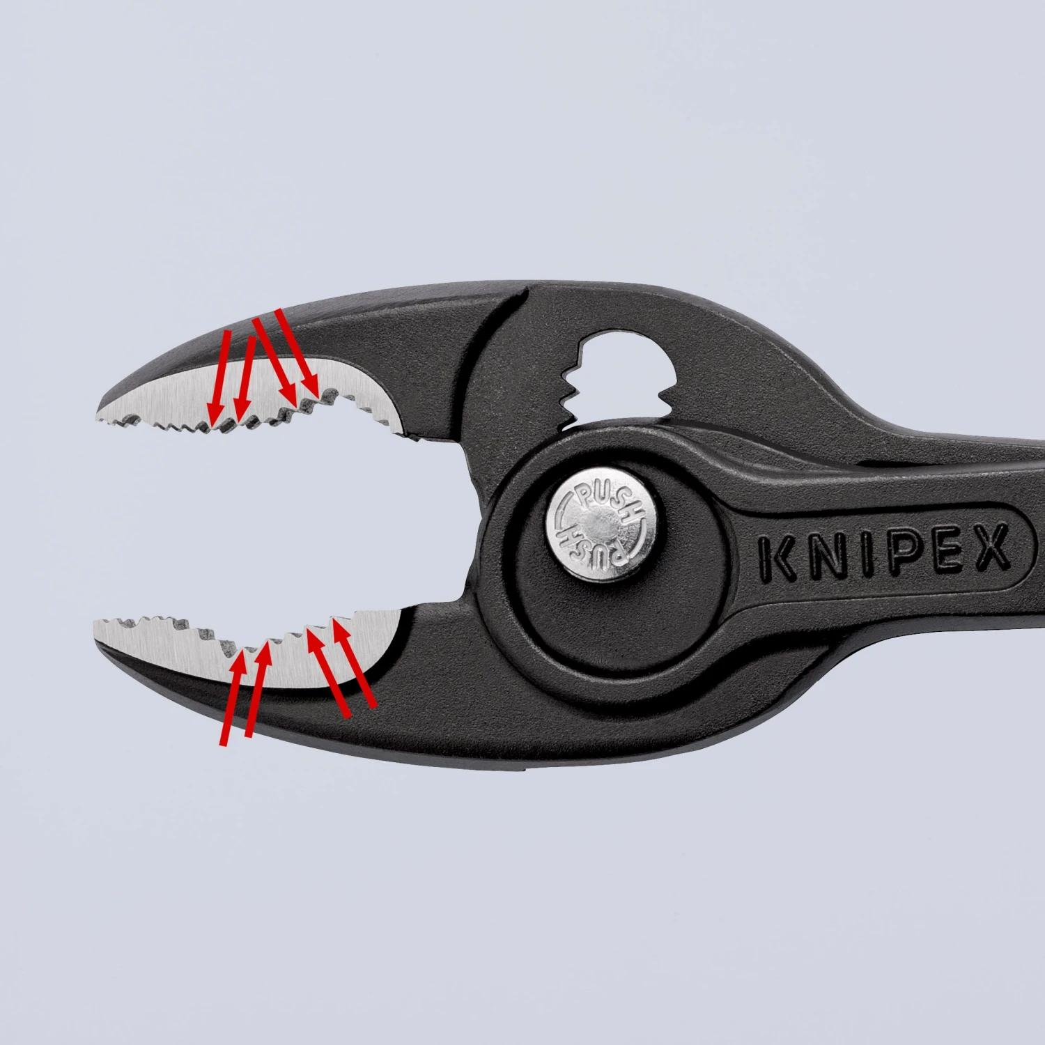 Knipex 82 02 200 TwinGrip Slip Joint Pliers With Multi-Component Grips 200mm 7 Knipex 82 02 200 TwinGrip Slip Joint Pliers With Multi-Component Grips 200mm - Image 5