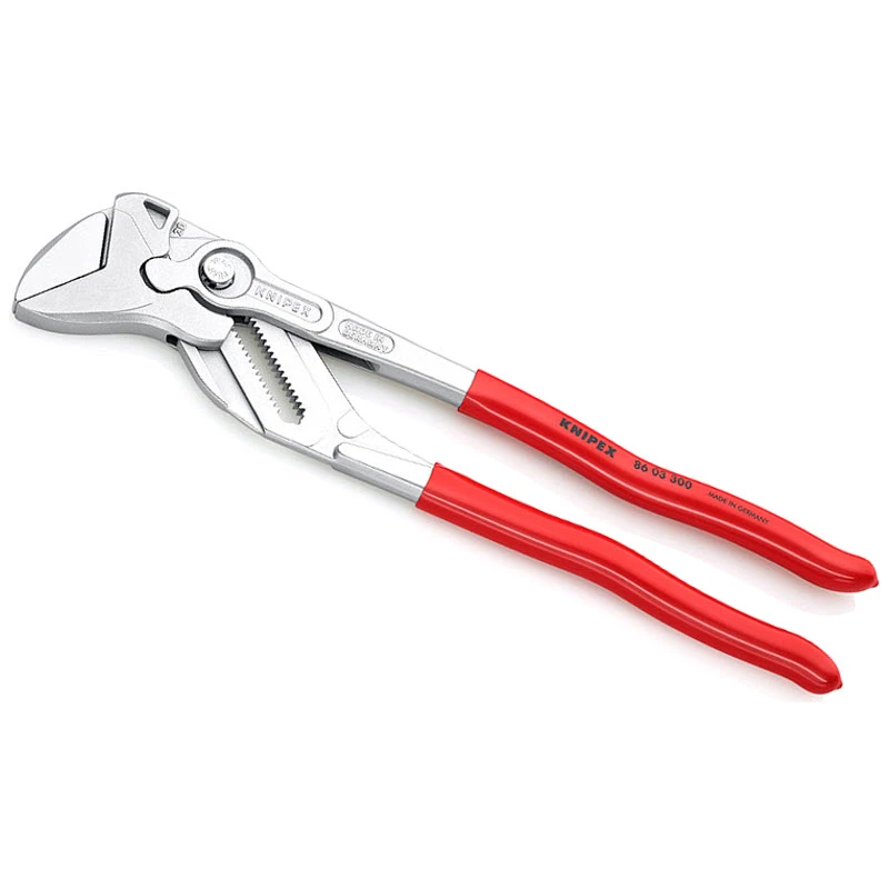Knipex 86 03 300 Lock Button Waterpump Slip Joint Pliers Wrench PVC Grip 300mm (68mm Capacity) 6 Knipex 86 03 300 Lock Button Waterpump Slip Joint Pliers Wrench PVC Grip 300mm (68mm Capacity) - Image 4