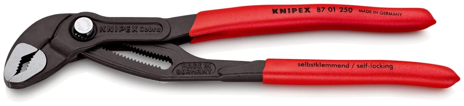 Knipex 87 01 250 Cobra® Waterpump Pliers PVC Grip 250mm - 46mm Capacity 3 Knipex 87 01 250 Cobra® Waterpump Pliers PVC Grip 250mm - 46mm Capacity