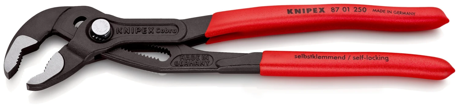 Knipex 87 01 250 Cobra® Waterpump Pliers PVC Grip 250mm - 46mm Capacity 4 Knipex 87 01 250 Cobra® Waterpump Pliers PVC Grip 250mm - 46mm Capacity - Image 2
