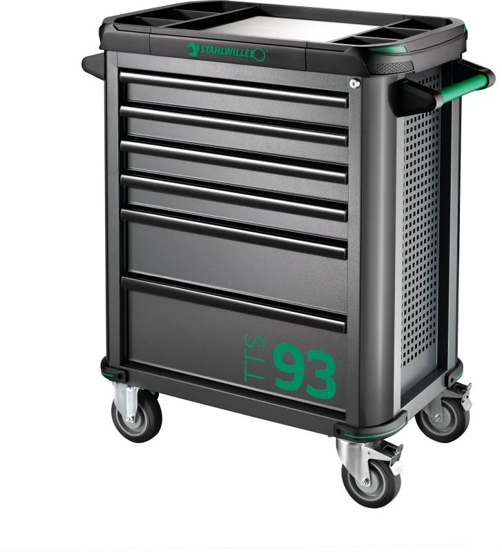 Stahlwille 93/6A TTS93 6 Drawer Mobile Roller Cabinet - Black 3 Stahlwille 93/6A TTS93 6 Drawer Mobile Roller Cabinet - Black