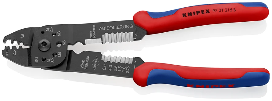 Knipex 97 21 215 Crimping Pliers For Insulated Terminals & Plug Connectors 4 Knipex 97 21 215 Crimping Pliers For Insulated Terminals & Plug Connectors - Image 2