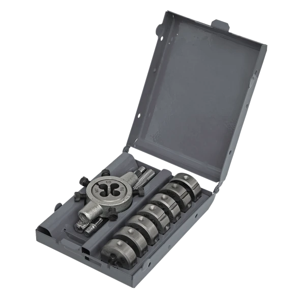 Sealey Tools AK3009 9 Piece Split Die Set M3 - M12 (Threading) 3 Sealey Tools AK3009 9 Piece Split Die Set M3 - M12 (Threading)