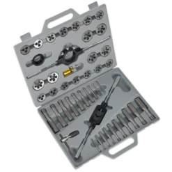 Sealey Tools AK303 Tap And Die Set M6 - M24 Fine &amp; Coarse Threads In A Sturdy Case -Home Tools Sale AK303.V2
