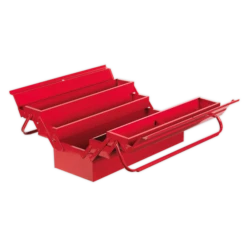 Sealey AP521 Cantilever Metal Toolbox 4 Tray 530mm Long - Red