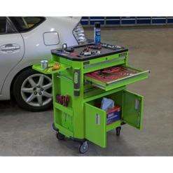 Sealey Tools AP980MTHV Tool Trolley With 4 Drawers, 2 Door Cupboard &amp; Shelf -Home Tools Sale AP980MTHV ACT IN SITU DFC0161540