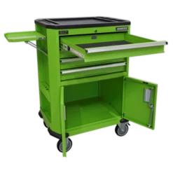 Sealey Tools AP980MTHV Tool Trolley With 4 Drawers, 2 Door Cupboard &amp; Shelf