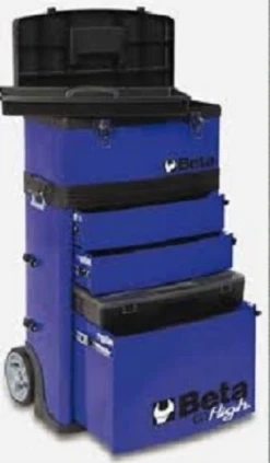 Beta C41H Two - Module Tool Trolley Cabinet - Blue -Home Tools Sale C41H Blue bad pic