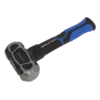 Sealey CHU301 3lb Unbreakable Club Lump Hammer Carbon Steel Head &amp; Rubber Grip -Home Tools Sale CHU301 DFC0412257