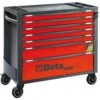 Beta RSC24AXL/7-R 7 Drawer Extra Long Mobile Roller Cabinet With Anti-Tilt System - Red 2 Beta RSC24AXL/7-R 7 Drawer Extra Long Mobile Roller Cabinet With Anti-Tilt System - Red -Home Tools Sale RCS24AXL 7 R 1 scaled 1