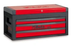 Beta RSC22 3 Drawer Portable Tool Chest / Top Box - Red
