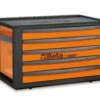 Beta RSC23T 5 Drawer Portable Tool Chest / Top Box - Fluorescent Orange -Home Tools Sale RSC23ST FO scaled 1