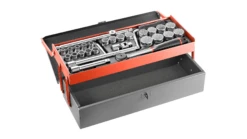 Facom S.442EP 1/2" Drive 28 Piece Metric Socket Set In A Metal Tool Box