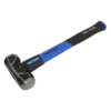 Sealey SLHG04 4lb Club / Lump Short Sledge Hammer - Graphite Handle With Rubber Grip