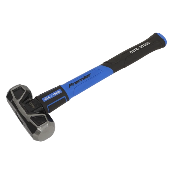 Sealey SLHG04 4lb Club / Lump Short Sledge Hammer - Graphite Handle With Rubber Grip 3 Sealey SLHG04 4lb Club / Lump Short Sledge Hammer - Graphite Handle With Rubber Grip