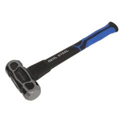 Sealey SLHU041 4lb Unbreakable Club Lump Hammer - Long Handle With Rubber Grip
