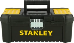 Stanley STST1-75515 Essential 12.5" Toolbox With Organiser Top, Metal Latch. Tool Box -Home Tools Sale STST1 75515front