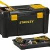 Stanley STST1-75520 Essential 19" Toolbox With Organiser Top, Plastic Latches. Tool Box -Home Tools Sale STST1 75520totewith tools