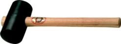 Thor 954 Black Rubber Mallet 74mm 800g