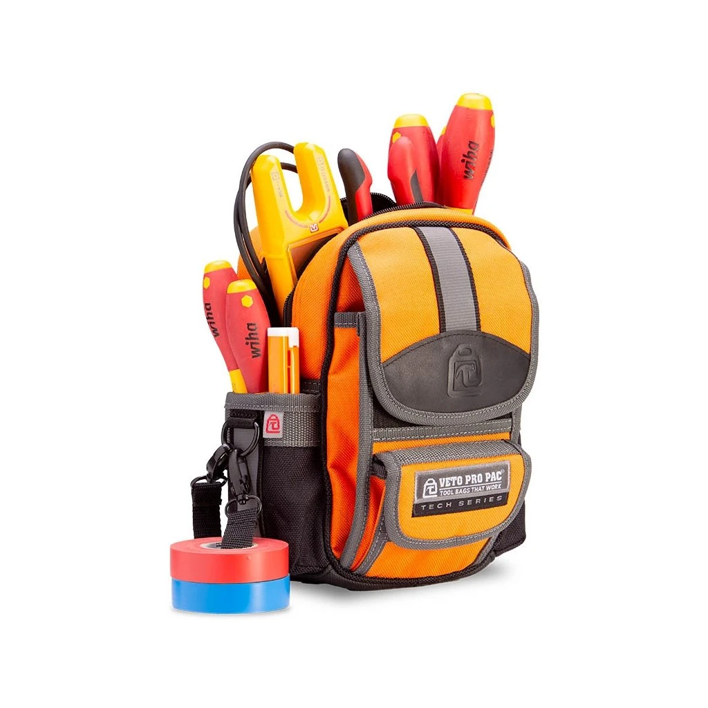Veto Pro Pac MB Hi-Viz Orange Small Meter Bag / Tool Pouch 4 Veto Pro Pac MB Hi-Viz Orange Small Meter Bag / Tool Pouch - Image 2