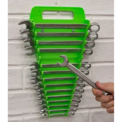 Sealey WR08HV Spanner Rack To Hold 15 Spanners - Tool Box Or Wall Mounted Hi-Vis 7 Sealey WR08HV Spanner Rack To Hold 15 Spanners - Tool Box Or Wall Mounted Hi-Vis -Home Tools Sale WR08HV ACT ON WALL DFC0102387
