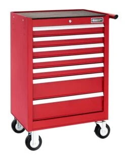 Britool E010231B 7 Drawer Roller Cabinet Tool Box - Roll Cab - Red