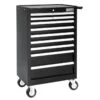 Britool E010234B 11 Drawer Roller Cabinet Tool Box - Roll Cab - Black -Home Tools Sale e010234b